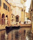 Julius Leblanc Stewart Famous Paintings - Rio Della Maddalena